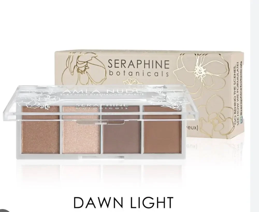 SERAPHINE BOTANICALS Amla Nude - Silky Nude Eyeshadow Palette in Dawn Light
